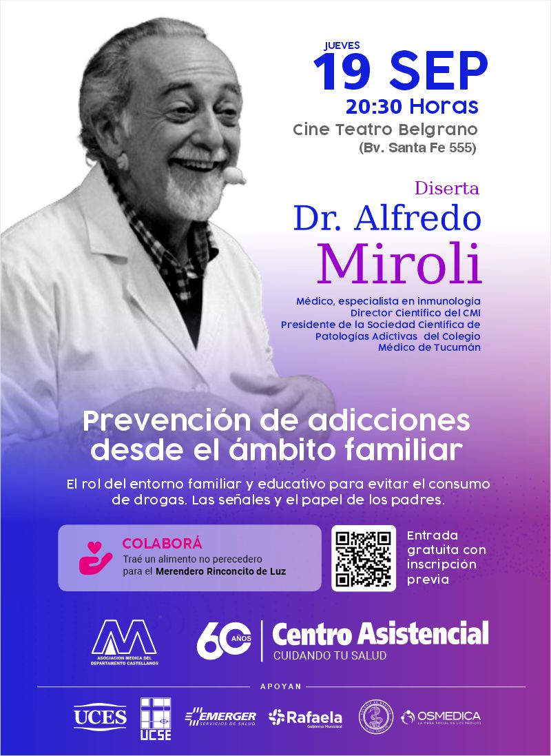 Conferencia Dr. Miroli en Rafaela